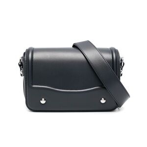 Lemaire Mini Ransel Bag in Navy Blue Leather